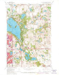 White Bear Lake East Minnesota Historical topographic map, 1:24000 scale, 7.5 X 7.5 Minute, Year 1967