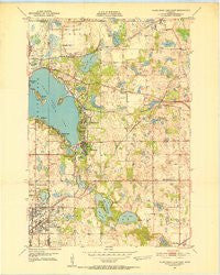 White Bear Lake East Minnesota Historical topographic map, 1:24000 scale, 7.5 X 7.5 Minute, Year 1951