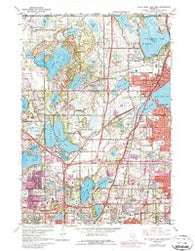 White Bear Lake West Minnesota Historical topographic map, 1:24000 scale, 7.5 X 7.5 Minute, Year 1967