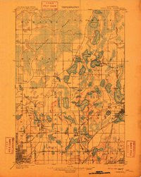 White Bear Minnesota Historical topographic map, 1:62500 scale, 15 X 15 Minute, Year 1902
