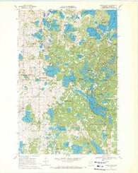 White Earth Minnesota Historical topographic map, 1:24000 scale, 7.5 X 7.5 Minute, Year 1969