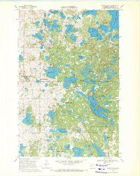 White Earth Minnesota Historical topographic map, 1:24000 scale, 7.5 X 7.5 Minute, Year 1969