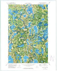 White Fish Lake Minnesota Historical topographic map, 1:24000 scale, 7.5 X 7.5 Minute, Year 1972