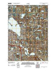 White Bear Lake East Minnesota Historical topographic map, 1:24000 scale, 7.5 X 7.5 Minute, Year 2010