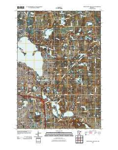 White Bear Lake East Minnesota Historical topographic map, 1:24000 scale, 7.5 X 7.5 Minute, Year 2010