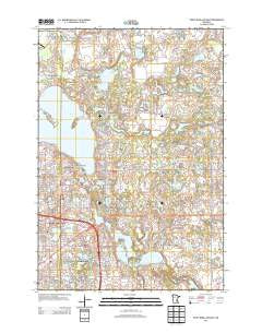 White Bear Lake East Minnesota Historical topographic map, 1:24000 scale, 7.5 X 7.5 Minute, Year 2013