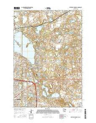 White Bear Lake East Minnesota Current topographic map, 1:24000 scale, 7.5 X 7.5 Minute, Year 2016