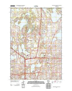 White Bear Lake West Minnesota Historical topographic map, 1:24000 scale, 7.5 X 7.5 Minute, Year 2013