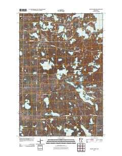 White Earth Minnesota Historical topographic map, 1:24000 scale, 7.5 X 7.5 Minute, Year 2011