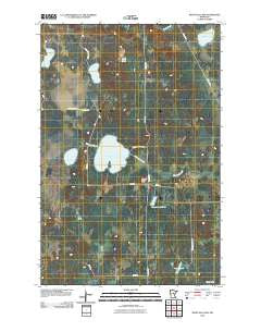 White Elk Lake Minnesota Historical topographic map, 1:24000 scale, 7.5 X 7.5 Minute, Year 2010