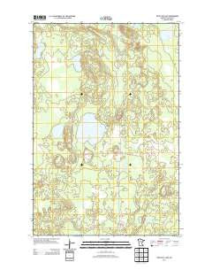White Elk Lake Minnesota Historical topographic map, 1:24000 scale, 7.5 X 7.5 Minute, Year 2013