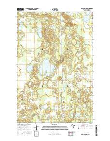 White Elk Lake Minnesota Current topographic map, 1:24000 scale, 7.5 X 7.5 Minute, Year 2016