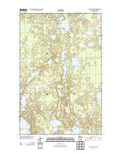 White Fish Lake Minnesota Historical topographic map, 1:24000 scale, 7.5 X 7.5 Minute, Year 2013