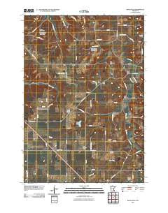 White Rock Minnesota Historical topographic map, 1:24000 scale, 7.5 X 7.5 Minute, Year 2010
