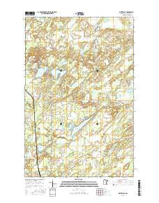 Whiteface Minnesota Current topographic map, 1:24000 scale, 7.5 X 7.5 Minute, Year 2016