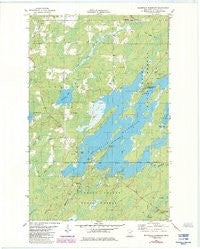 Whiteface Reservoir Minnesota Historical topographic map, 1:24000 scale, 7.5 X 7.5 Minute, Year 1981