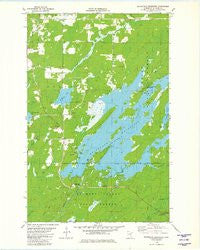 Whiteface Reservoir Minnesota Historical topographic map, 1:24000 scale, 7.5 X 7.5 Minute, Year 1981