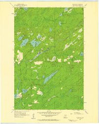 Whiteface Minnesota Historical topographic map, 1:24000 scale, 7.5 X 7.5 Minute, Year 1956