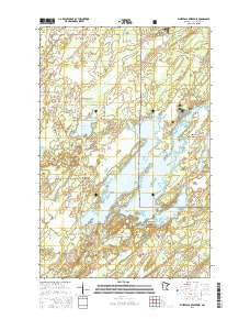 Whiteface Reservoir Minnesota Current topographic map, 1:24000 scale, 7.5 X 7.5 Minute, Year 2016