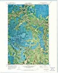 Wildwood NE Minnesota Historical topographic map, 1:24000 scale, 7.5 X 7.5 Minute, Year 1971