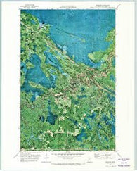 Wildwood Minnesota Historical topographic map, 1:24000 scale, 7.5 X 7.5 Minute, Year 1971
