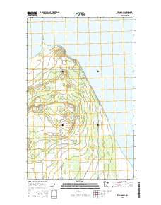Williams NW Minnesota Current topographic map, 1:24000 scale, 7.5 X 7.5 Minute, Year 2016