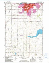 Willmar Minnesota Historical topographic map, 1:24000 scale, 7.5 X 7.5 Minute, Year 1958