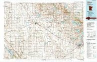 Willmar Minnesota Historical topographic map, 1:100000 scale, 30 X 60 Minute, Year 1986