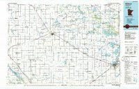 Willmar Minnesota Historical topographic map, 1:100000 scale, 30 X 60 Minute, Year 1986