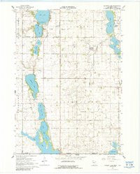 Wilmert Lake Minnesota Historical topographic map, 1:24000 scale, 7.5 X 7.5 Minute, Year 1967
