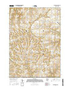 Wilmington Minnesota Current topographic map, 1:24000 scale, 7.5 X 7.5 Minute, Year 2016