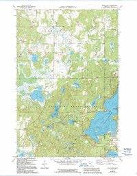 Wilson Bay Minnesota Historical topographic map, 1:24000 scale, 7.5 X 7.5 Minute, Year 1973