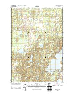Wilson Bay Minnesota Historical topographic map, 1:24000 scale, 7.5 X 7.5 Minute, Year 2013