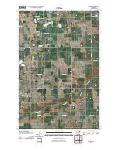 Winger Minnesota Historical topographic map, 1:24000 scale, 7.5 X 7.5 Minute, Year 2010