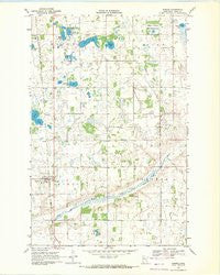Winger Minnesota Historical topographic map, 1:24000 scale, 7.5 X 7.5 Minute, Year 1969
