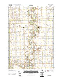 Winnebago Minnesota Historical topographic map, 1:24000 scale, 7.5 X 7.5 Minute, Year 2013