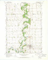 Winnebago Minnesota Historical topographic map, 1:24000 scale, 7.5 X 7.5 Minute, Year 1967