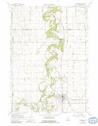 Winnebago Minnesota Historical topographic map, 1:24000 scale, 7.5 X 7.5 Minute, Year 1967