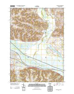 Winona East Minnesota Historical topographic map, 1:24000 scale, 7.5 X 7.5 Minute, Year 2013