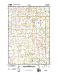 Winsted Minnesota Historical topographic map, 1:24000 scale, 7.5 X 7.5 Minute, Year 2013