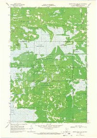 Winter Road Lake NW Minnesota Historical topographic map, 1:24000 scale, 7.5 X 7.5 Minute, Year 1968