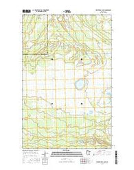 Winter Road Lake Minnesota Current topographic map, 1:24000 scale, 7.5 X 7.5 Minute, Year 2016