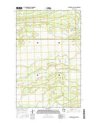 Winter Road Lake NW Minnesota Current topographic map, 1:24000 scale, 7.5 X 7.5 Minute, Year 2016