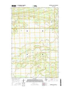 Winter Road Lake NW Minnesota Current topographic map, 1:24000 scale, 7.5 X 7.5 Minute, Year 2016