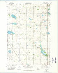 Wintermute Lake Minnesota Historical topographic map, 1:24000 scale, 7.5 X 7.5 Minute, Year 1973
