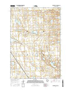 Wintermute Lake Minnesota Current topographic map, 1:24000 scale, 7.5 X 7.5 Minute, Year 2016