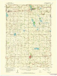 Winthrop Minnesota Historical topographic map, 1:62500 scale, 15 X 15 Minute, Year 1958