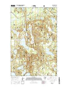 Wirt Minnesota Current topographic map, 1:24000 scale, 7.5 X 7.5 Minute, Year 2016