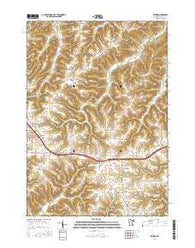 Witoka Minnesota Current topographic map, 1:24000 scale, 7.5 X 7.5 Minute, Year 2016