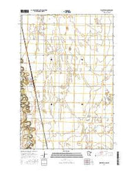 Wolverton Minnesota Current topographic map, 1:24000 scale, 7.5 X 7.5 Minute, Year 2016